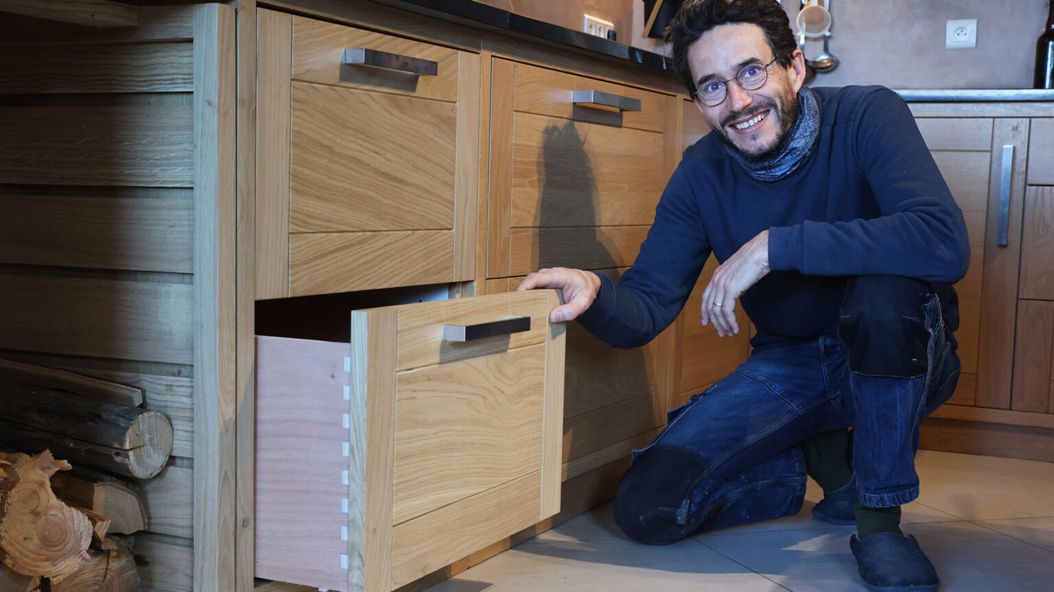 Cuisine : Habiller un caisson Ikea avec du bois massif – L'atelier de